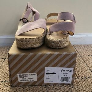 Soludos Pink Espadriles-Cadiz Sandal
